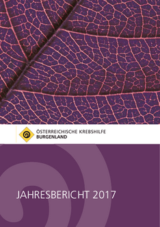 Deckblatt Krebshilfe Jahresbericht 2017