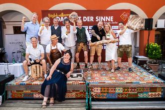 Die Produzent:innen beim Fest der Sinne 2026 im Schloss Kornberg