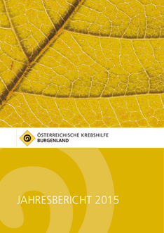 Deckblatt Krebshilfe Jahresbericht 2015