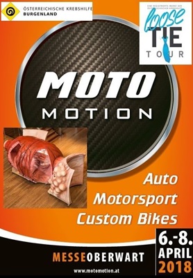 Moto Motion Plakat mit Loose tie Logo Moto Motion Plakat mit Loose tie Logo