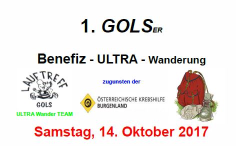 Benefizwanderung Gols Plakat Benefizwanderung Gols Plakat